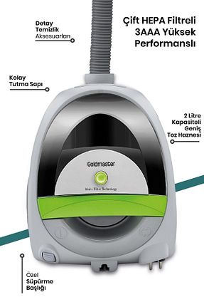 جاروبرقی بدون کیسه 5 سال GoldMaster - کد 43171039