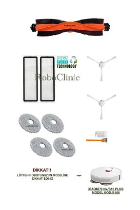 اکسسوری جاروبرقی سفید Roboclinic - کد 887598994