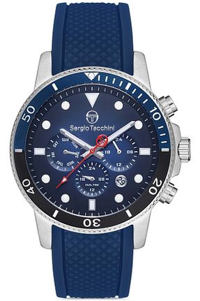 ساعت مچی سرمه ای مردانه 44 میلی متر Sergio Tacchini - کد 330497709