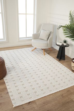 فرش بژ آنتی باکتریال Livset - کد 952224222