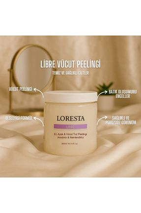 پیلینگ بدن مرطوب کننده LORESTA - کد 951291556