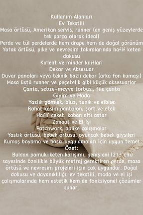 پارچه بژ KAMİZ - کد 946257652