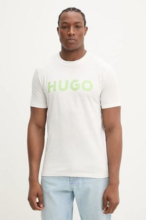 تیشرت سفید مردانه رگولار HUGO - کد 945815184