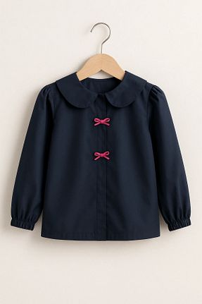 پیراهن سرمه ای بچه گانه رگولار Angel&Co. Girls Clothing - کد 935238145