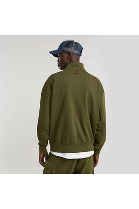 سوئیشرت خاکی زنانه ساده G-STAR RAW - کد 871337179
