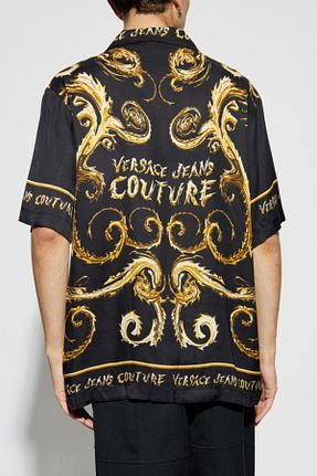 پیراهن مشکی زنانه رگولار Versace - کد 852426432