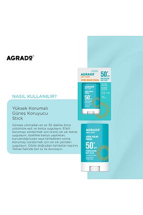 کرم ضد آفتاب صورت SPF 50 + Agrado - کد 944517203