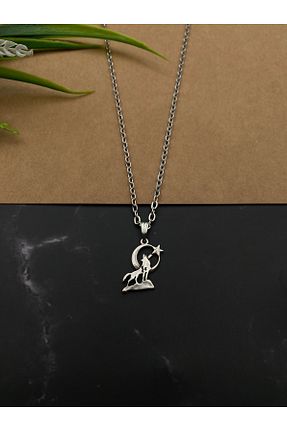 گردنبند جواهر متالیک زنانه Home - کد 951680370