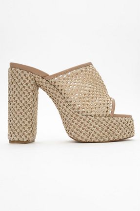 دمپائی آبی زنانه حصیر Lizy Shoes - کد 951861703