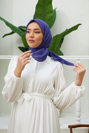 روسری بنفش 90 x 90 Silk Home - کد 716551434