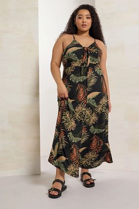 لباس سایز بزرگ رنگی زنانه سایز بزرگ Stil Diva - کد 952025400