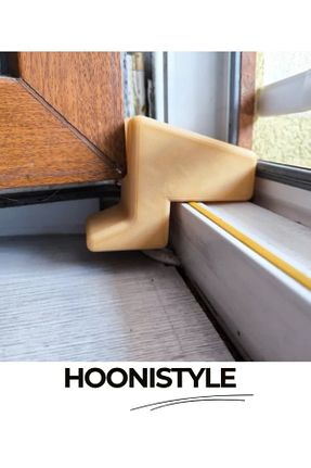 تزئینات درب قهوه ای پلاستیک hoonistyle - کد 952263115