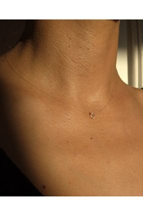 گردنبند نقره سفید زنانه 925 عیار ymur tasarım - کد 952092328