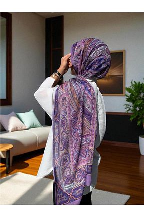 شال رنگی زنانه پنبه ای Baştacı - کد 952122513