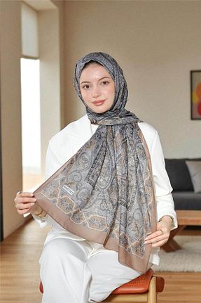 شال رنگی زنانه پنبه ای Baştacı - کد 952122528