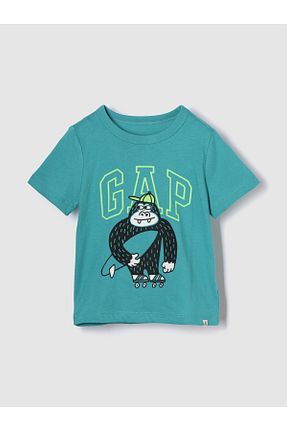 تیشرت سبز بچه گانه رگولار GAP - کد 952194924