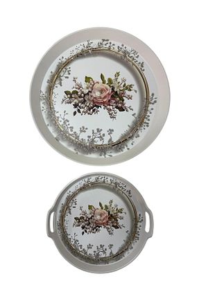 سینی سفید پلاستیک Makri - کد 952273756