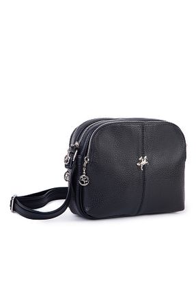 کیف پستچی مشکی زنانه چرم مصنوعی Nas Bag - کد 952281407