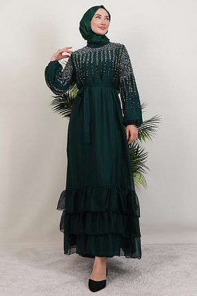 لباس حجاب رنگی زنانه رگولار GİYZAMİLA - کد 952290159