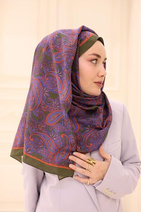 شال خاکی زنانه Silk Home - کد 924645076