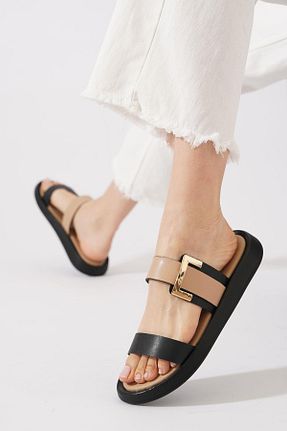 دمپائی خانگی رنگی زنانه چرم مصنوعی Moda Pie - کد 952332997