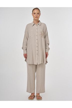 ست بالاتنه و پائین تنه حجاب سبز زنانه رگولار Kayra - کد 952425368