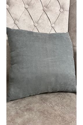 کوسن و روکش کوسن طوسی پلی استر Turgut Perde - کد 952728729
