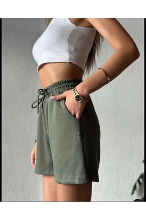 شلوارک و برمودا خاکی زنانه Relaxed Butik - کد 952753645