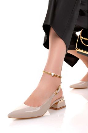 بابت بژ زنانه چرم لاکی VİP SMR MODA - کد 953357260