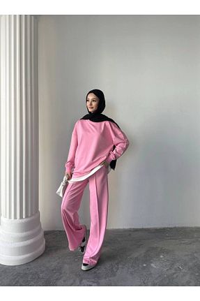 ست کرمکن اسپرت صورتی زنانه مخلوط پلی استر sportiness - کد 953442421