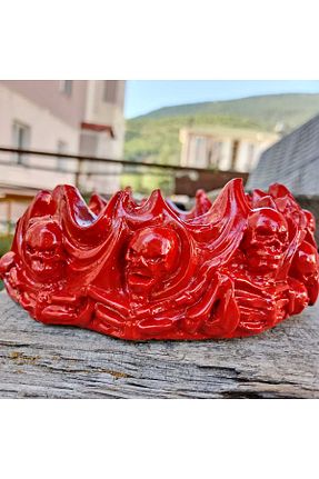 زیر سیگاری قرمز Alçı Küllük - کد 953000757
