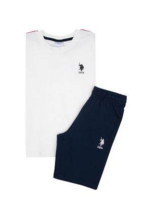 ست لباس راحتی سفید بچه گانه ساده U.S. Polo Assn. - کد 953631216