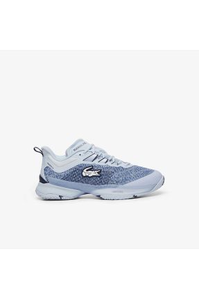 کفش اسنیکر آبی مردانه بند دار Lacoste - کد 953339736