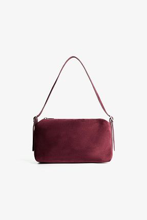 کیف دستی زرشکی زنانه پلی استر Bershka - کد 953441084