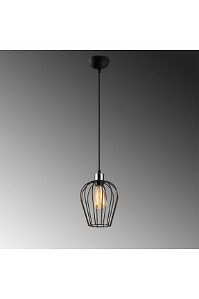 لوستر مشکی فلزی AmberLED - کد 953605384