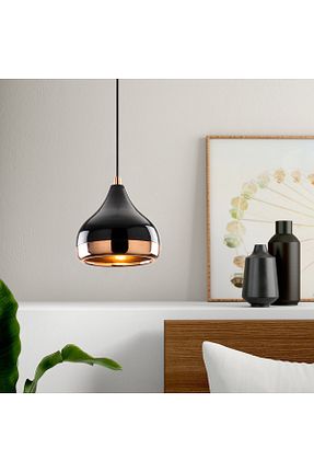 لوستر مشکی فلزی AmberLED - کد 953594976