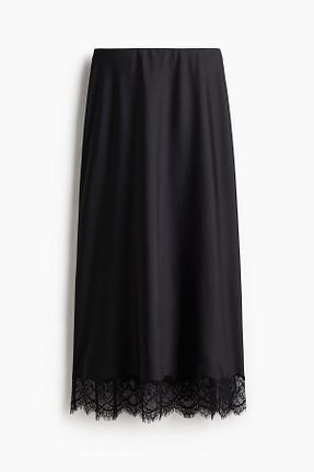 دامن مشکی زنانه H&M - کد 953652990