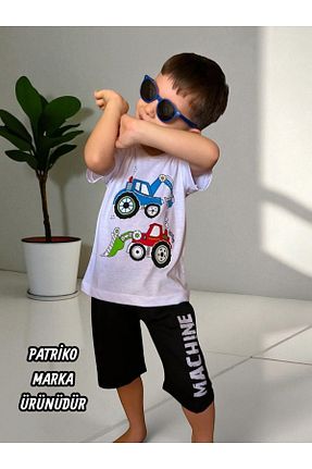 ست بالاتنه و پائین تنه رنگی بچه گانه بافت patriko tekstil - کد 906219304