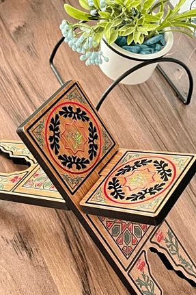 پایه کتاب قهوه ای چوب Bemenda - کد 856000863