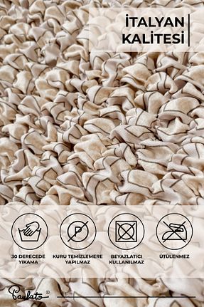 کاور مبل بژ میکروفیبر Paulato - کد 744029216