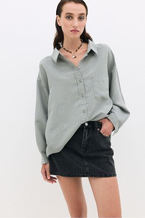 پیراهن سبز زنانه اورسایز kkare - کد 951751812