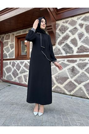 لباس حجاب مشکی زنانه رگولار sümeyra - کد 812031323
