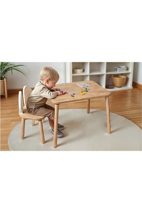 میز بازی و فعالیت رنگی MDF Bee Smart - کد 929867599
