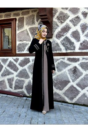 کلاه و ابایا مشکی زنانه پنبه پلی استر sümeyra - کد 653145641