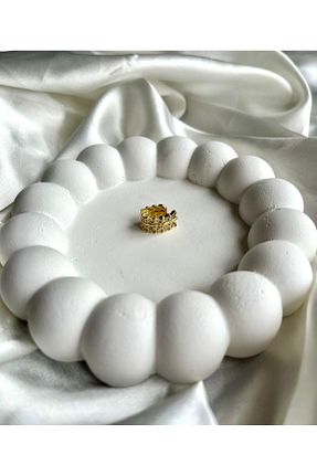 گوشواره غضروفی نقره طوسی Bijou Luz - کد 897348362