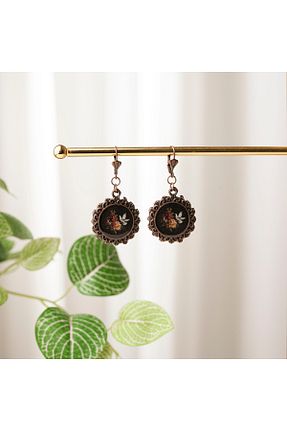 گوشواره جواهر متالیک zarifje - کد 885263531