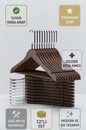 آویز قهوه ای چوب Onouqo - کد 901305794