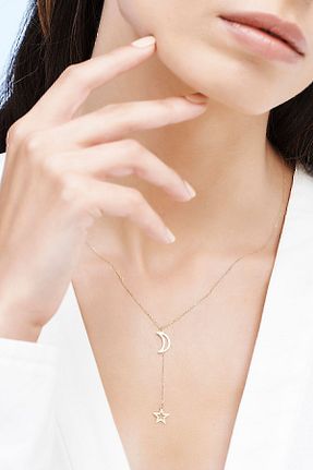 گردنبند طلا زرد زنانه 14 عیار Altınbaş - کد 33396833