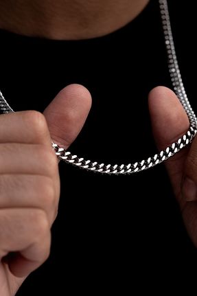گردنبند استیل ( فولاد ) مردانه استیل ضد زنگ OSMANLI GÜMÜŞ - کد 771212226