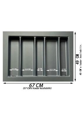 جای قاشق طوسی پلاستیک GörSeç - کد 769899167